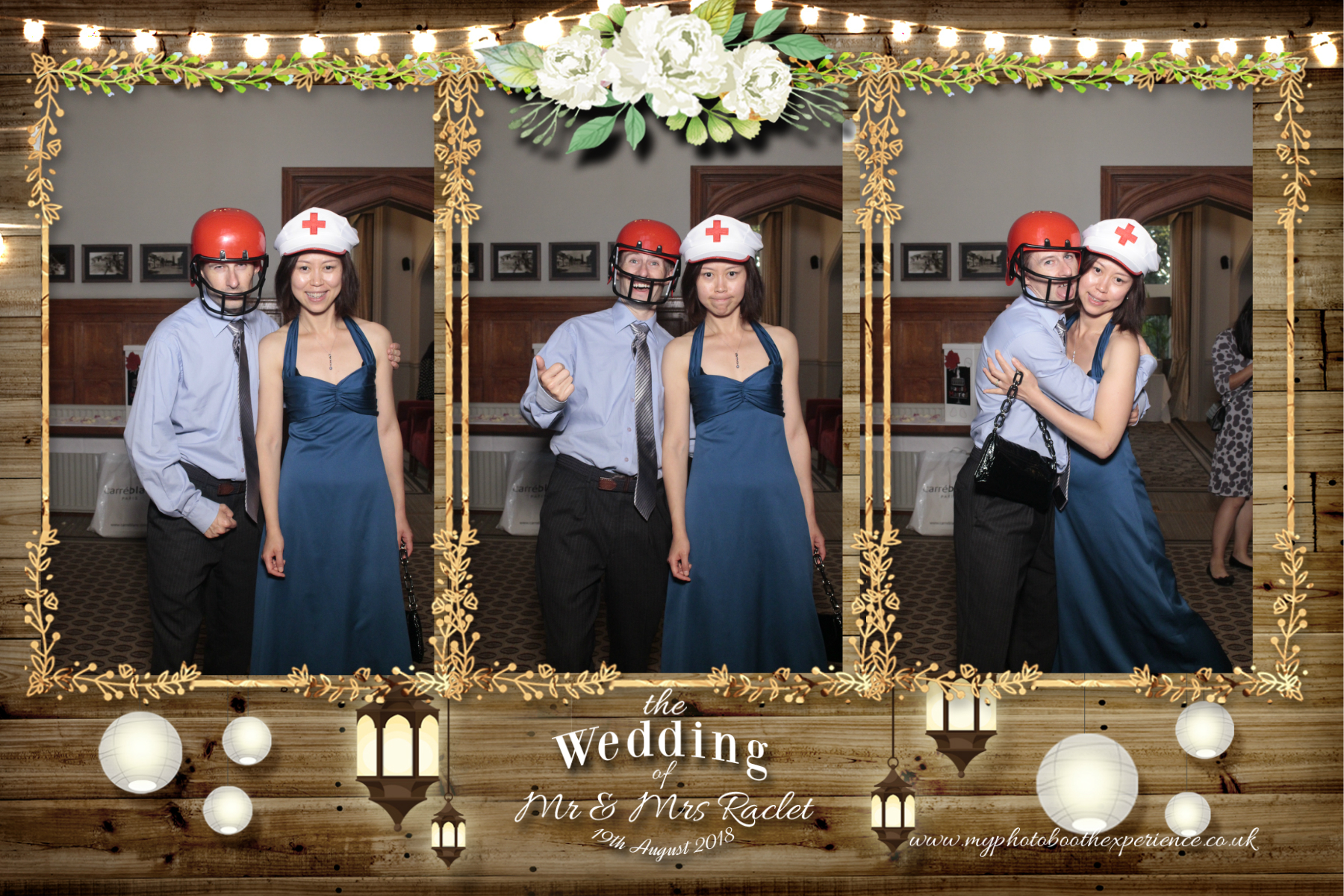 Mr & Mrs Raclet | View more photos from the event at gallery.myphotoboothexperience.co.uk/u/MyPhotoBoothExperienceLtd/Mr-Mrs-Raclet